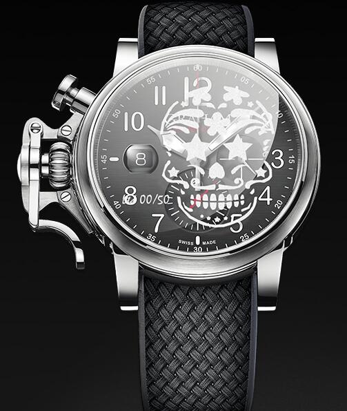 Graham Chronofighter Grand Vintage SKULL 2CVDS.B29E Replica Watch